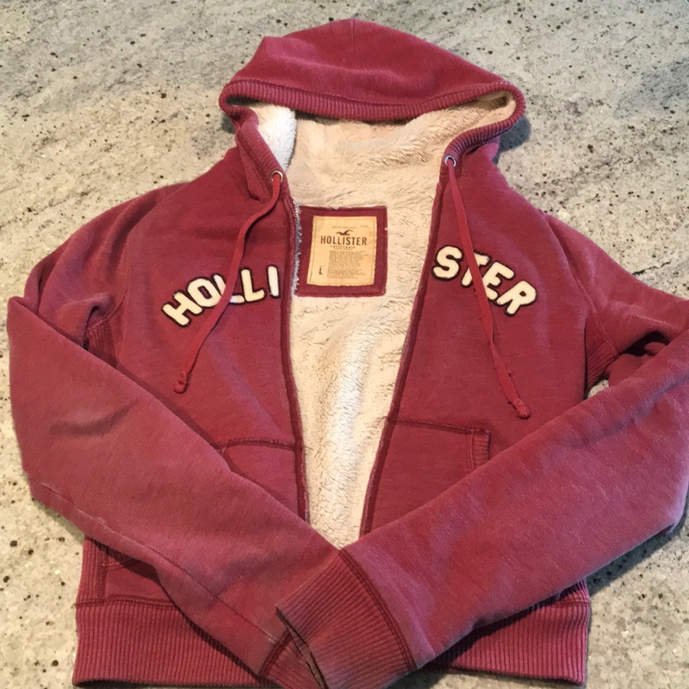 Red Hollister Jacket